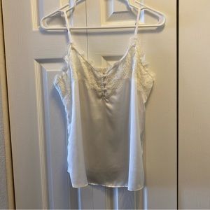 Abercrombie & Fitch Lace Trim Tank Top Size Medium
